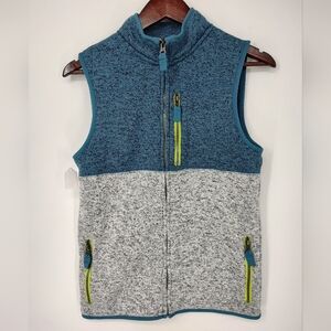 Cat & Jack Blue Fleece Vest Boys Size Large 12/14
